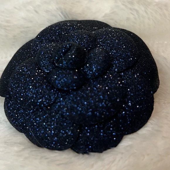 CHANEL Jewelry - Chanel Holiday 2025 Blue Camelia Brooch/Pin